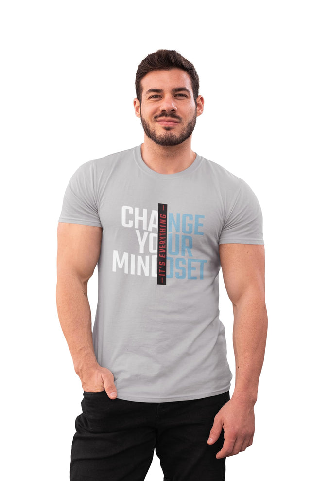 Ambigram Change Your Mindset - Premium T-Shirt