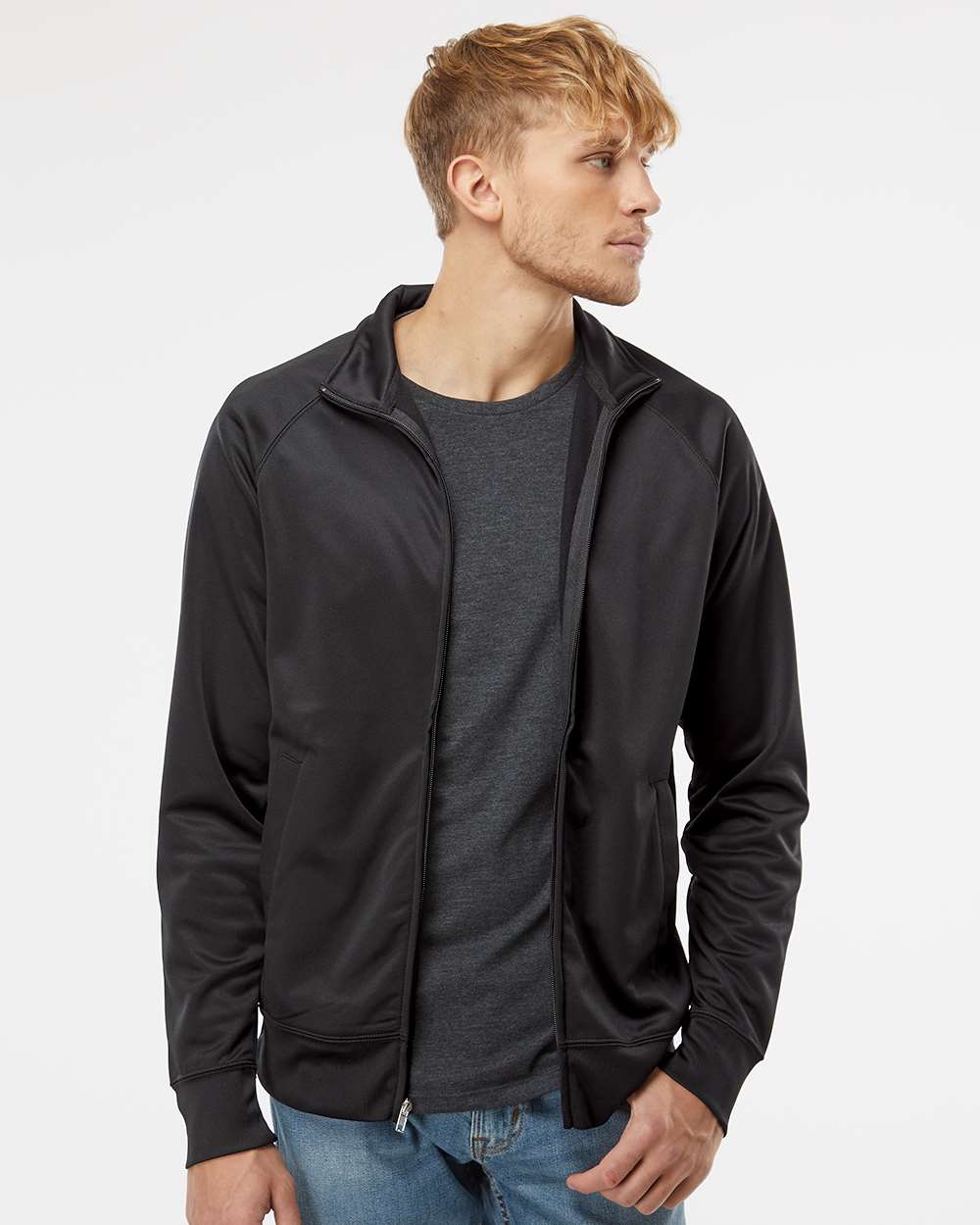 All Black Track Jacket
