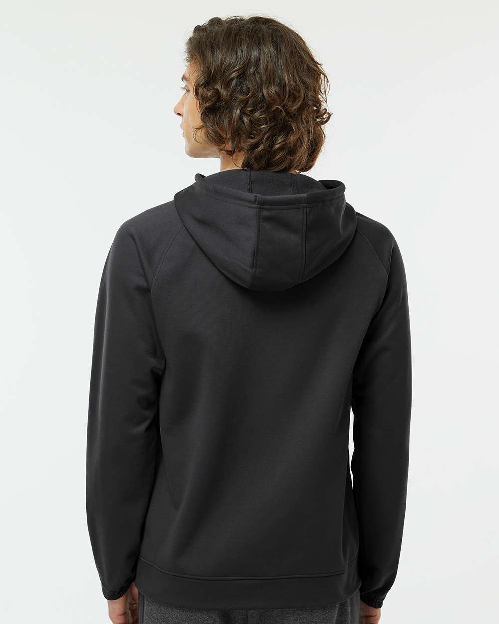Black Performance Fleece Hoodie