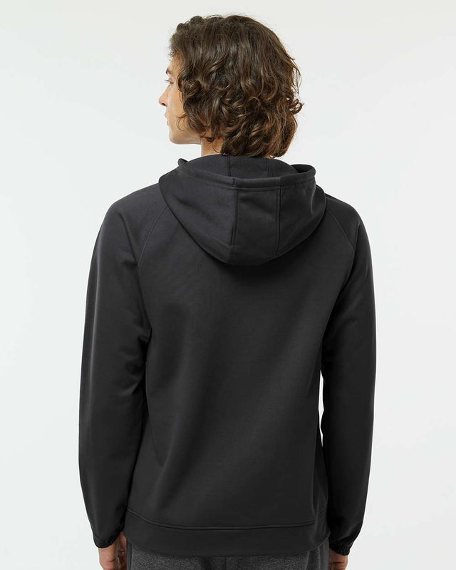 Black Performance Fleece Hoodie