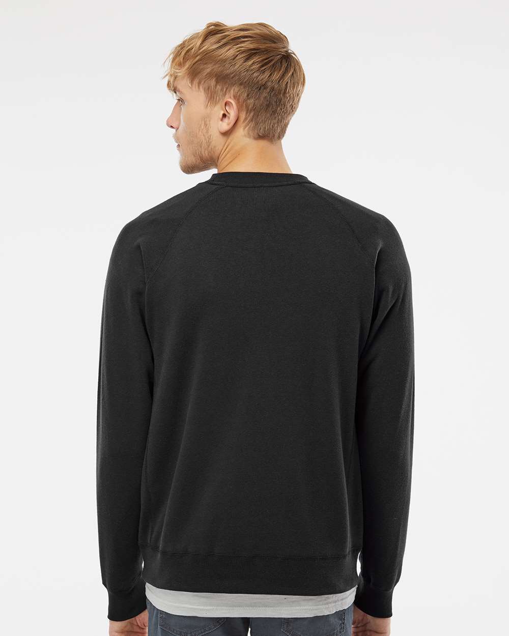 Black Raglan Sweatshirt