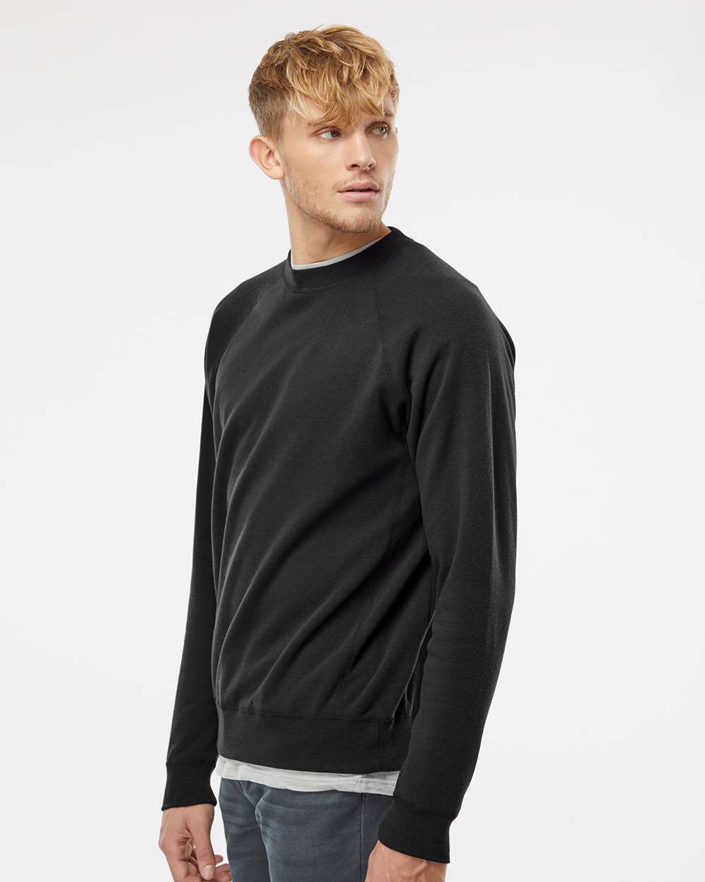 Black Raglan Sweatshirt