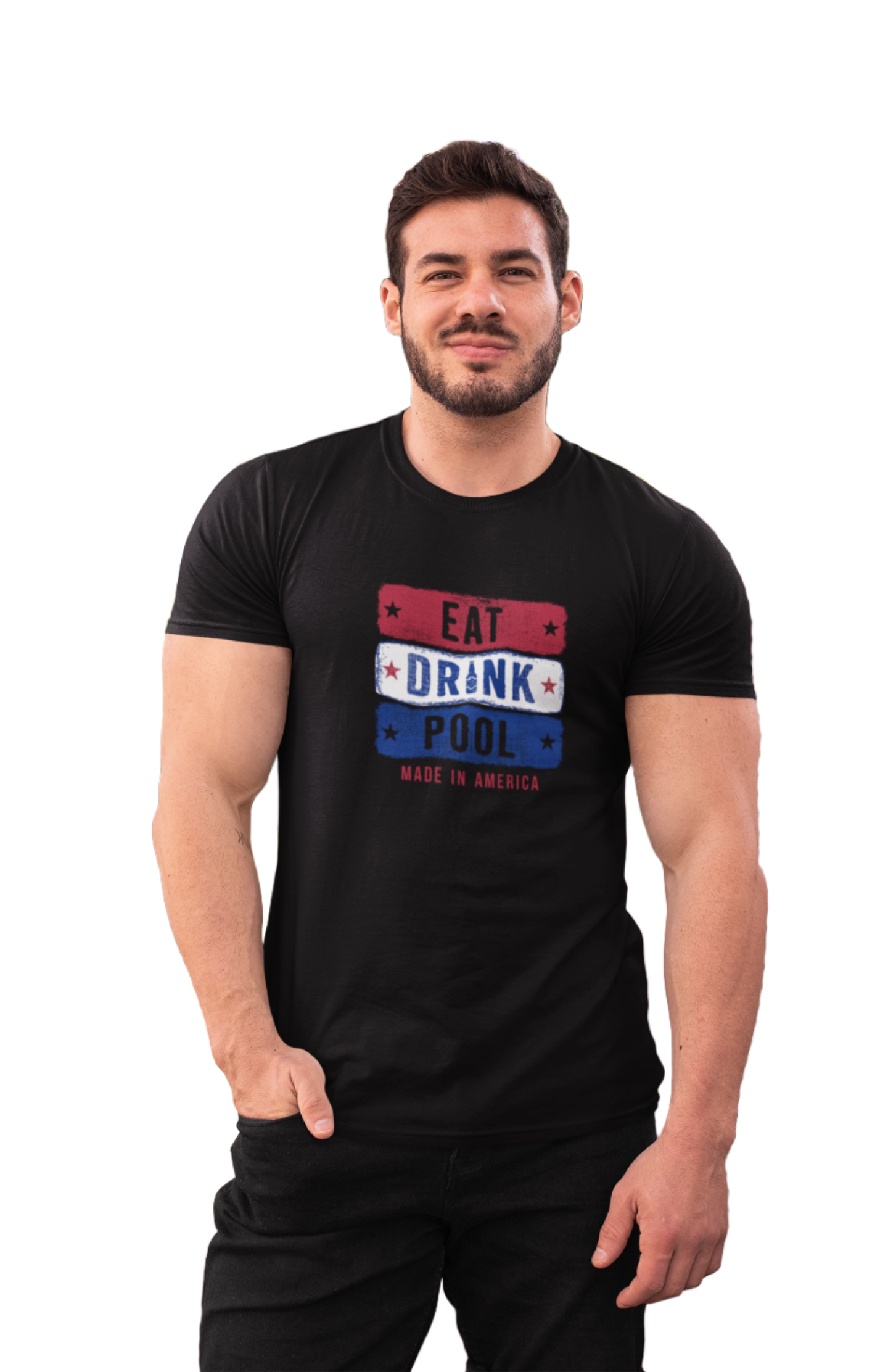 Eat Drink Pool - Premium Tee