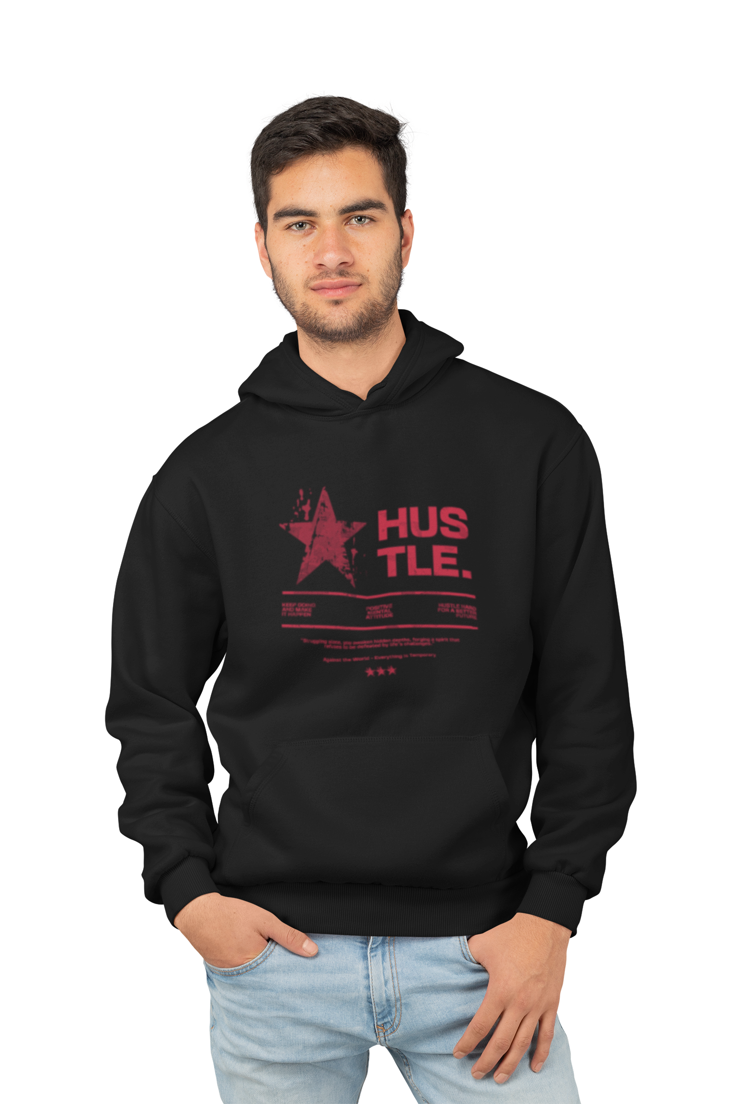 Hus tle - Premium Hoodie