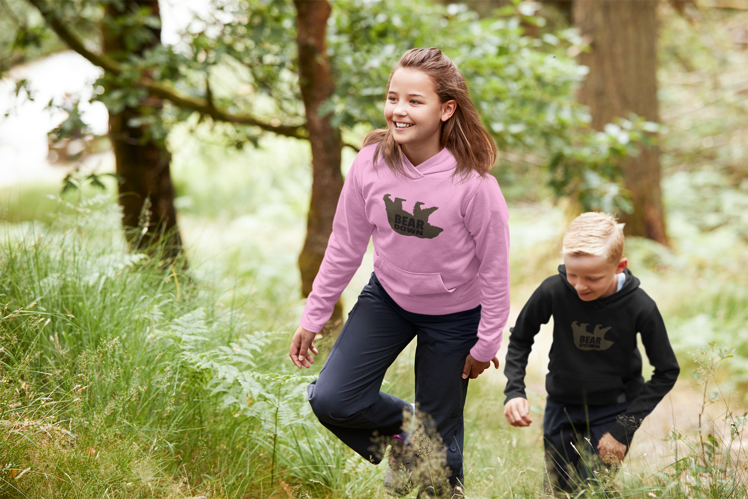 Bear Down - Premium Kids Hoodie