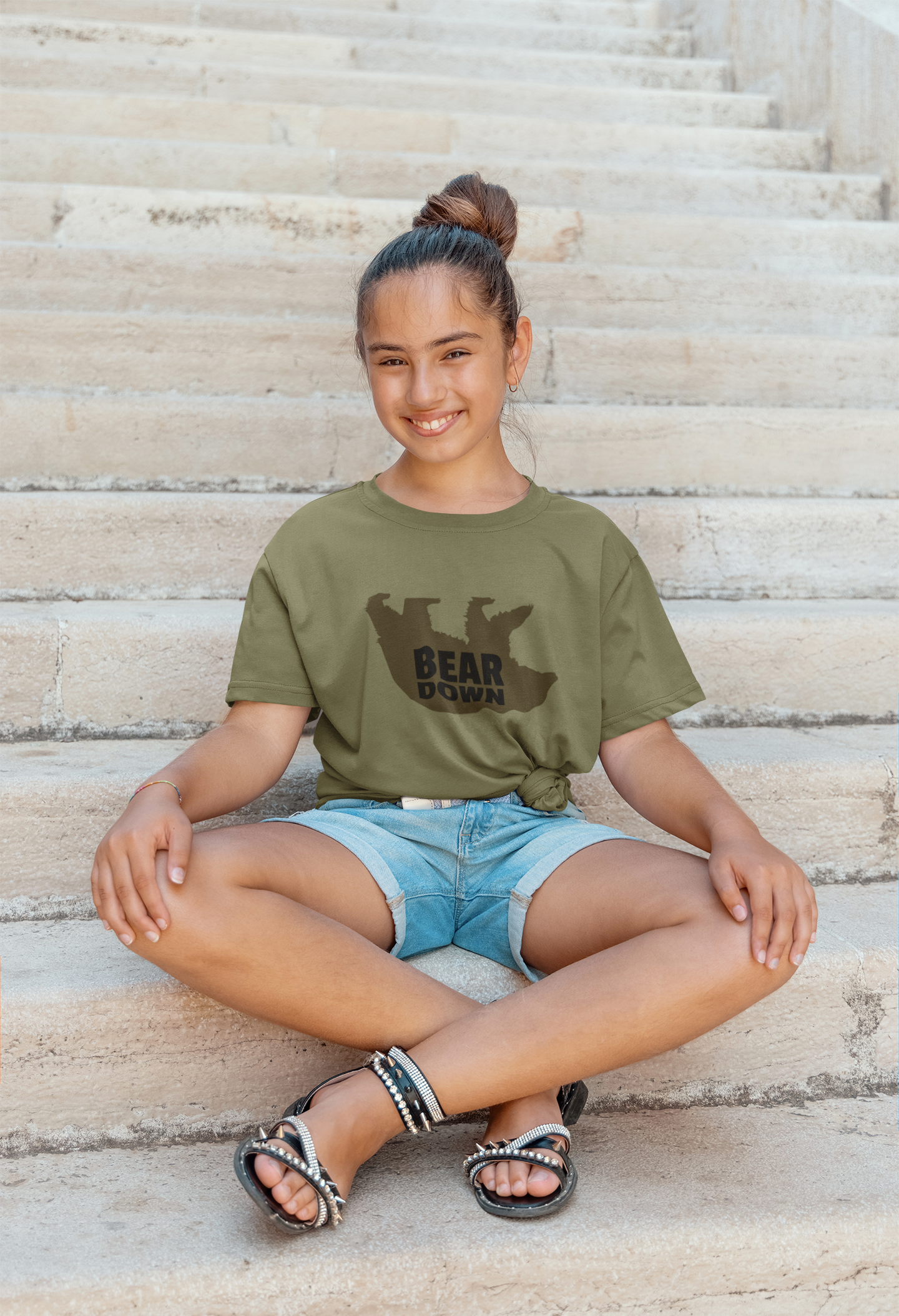 Bear Down - Premium Kids Tee