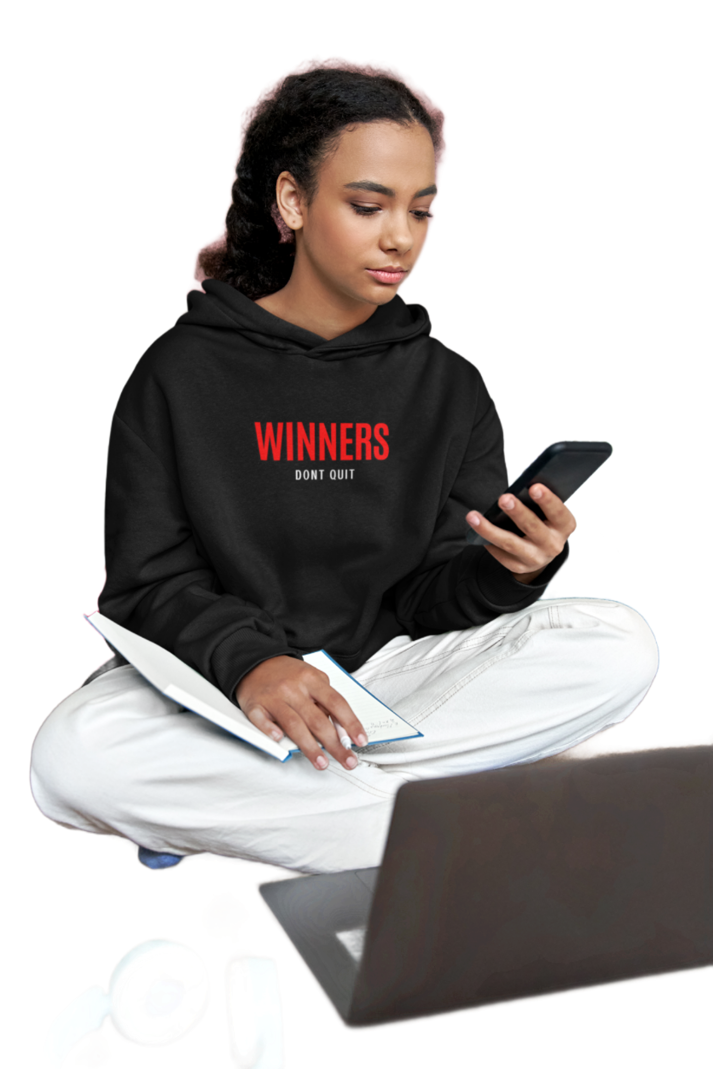 Winners Don't Quit - Premium Kids Hoodie