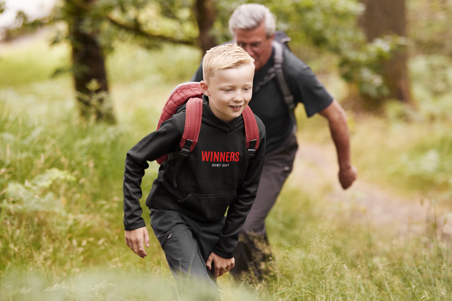 Winners Don't Quit - Premium Kids Hoodie