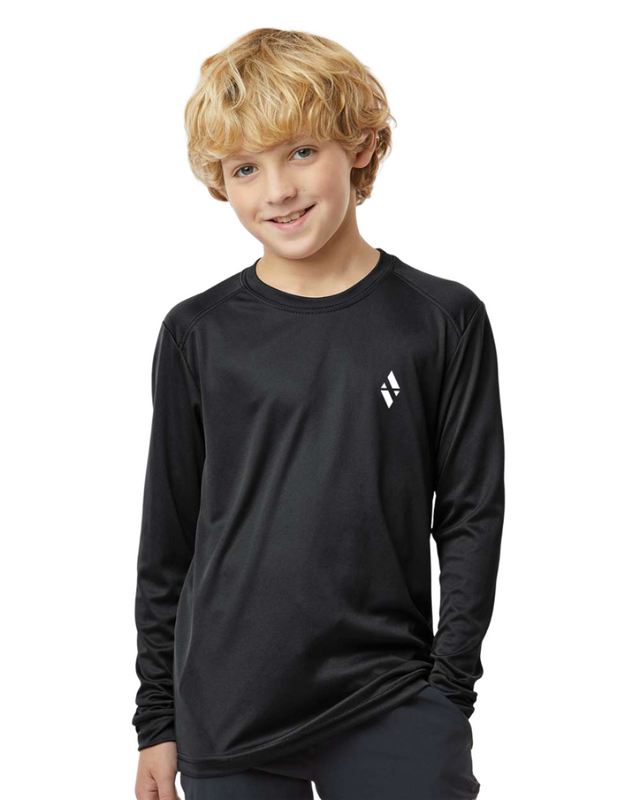 Performance Logo - Kids Long Sleeve