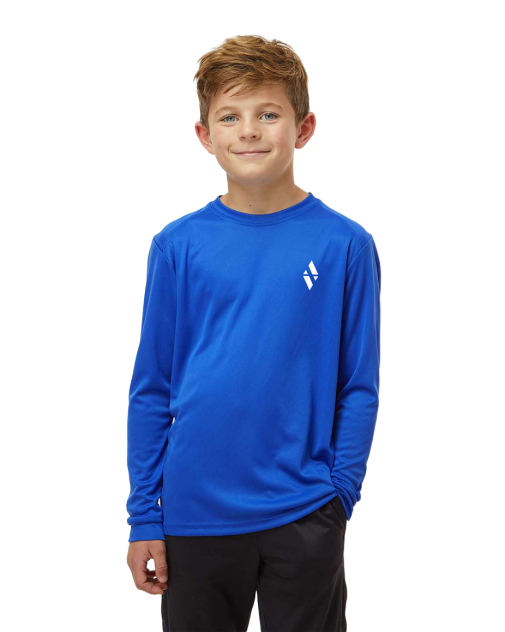 Performance Logo - Kids Long Sleeve