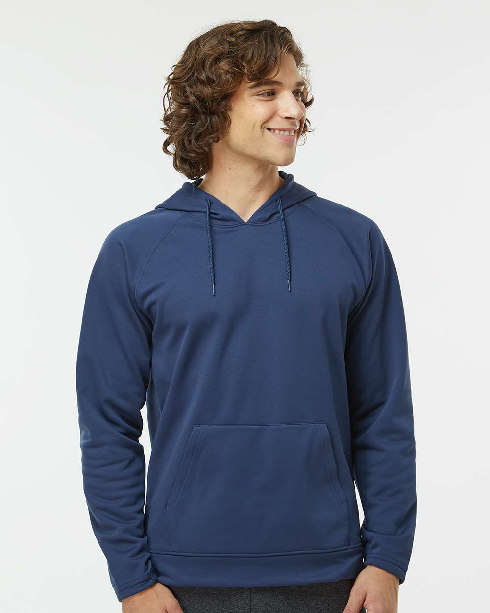 Navy Performance Fleece Hoodie
