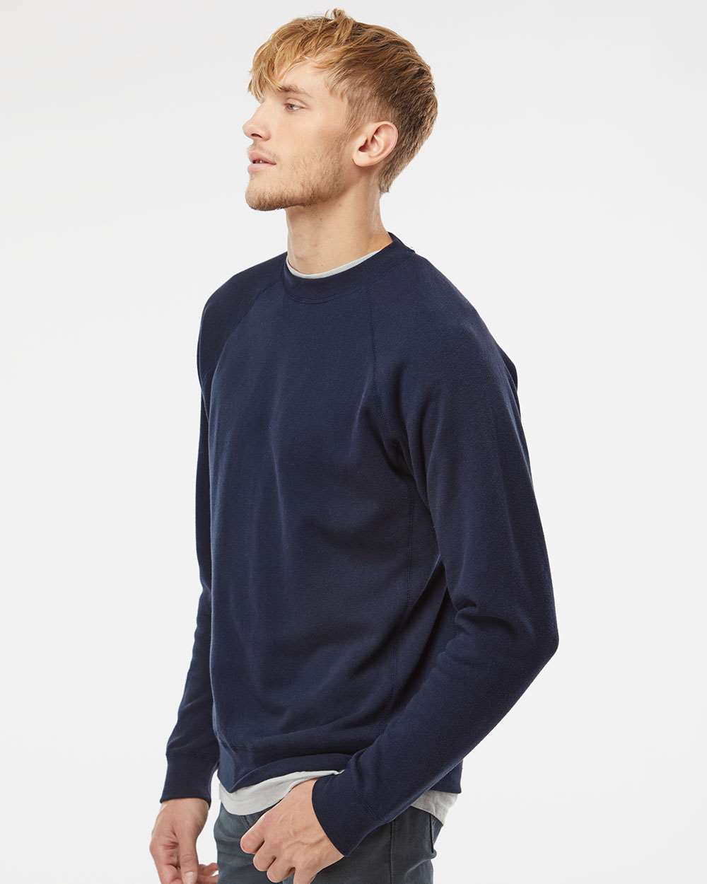 Navy Raglan Sweatshirt