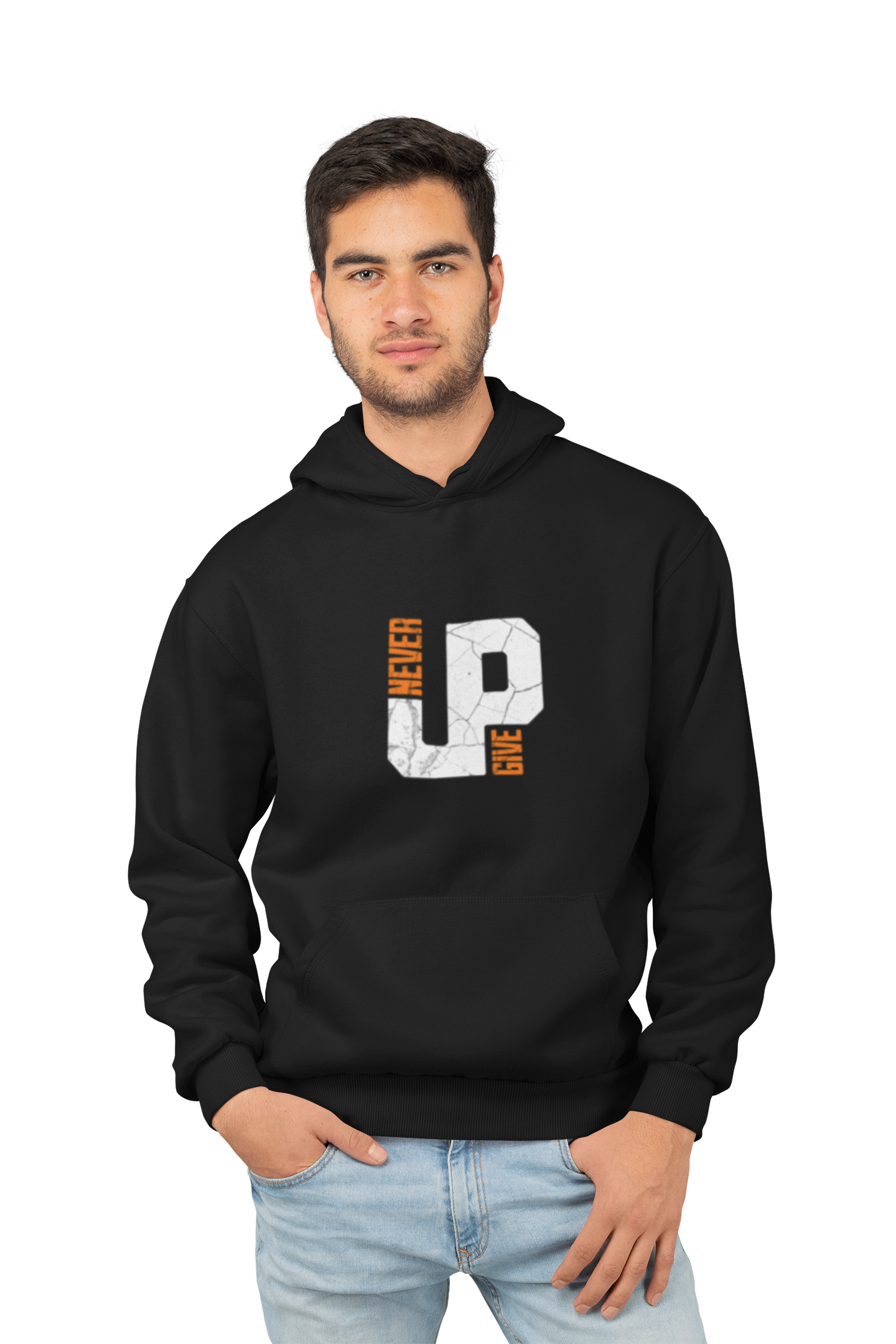 Never Give Up - Premium Hoodie