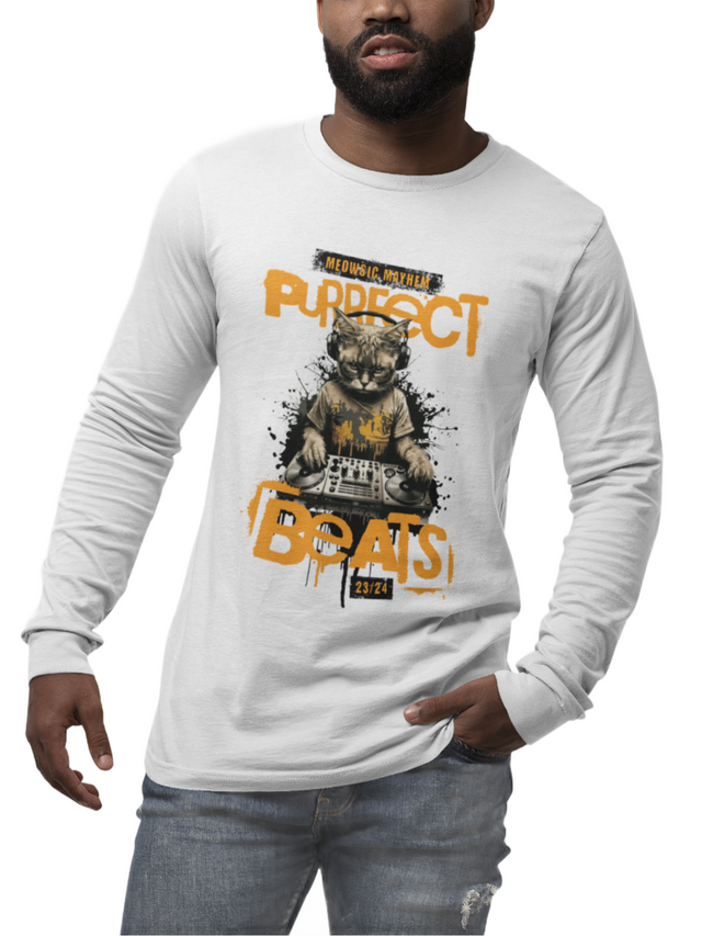 Purrfect Beats - Premium Long Sleeve