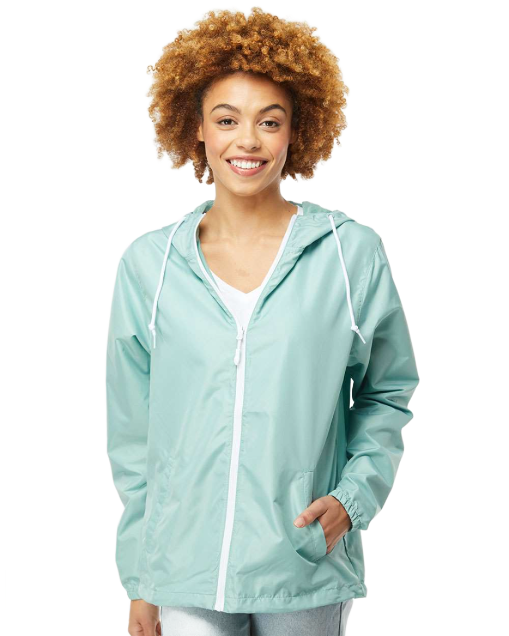 Women's Lightweight Windbreaker - Full Zip
