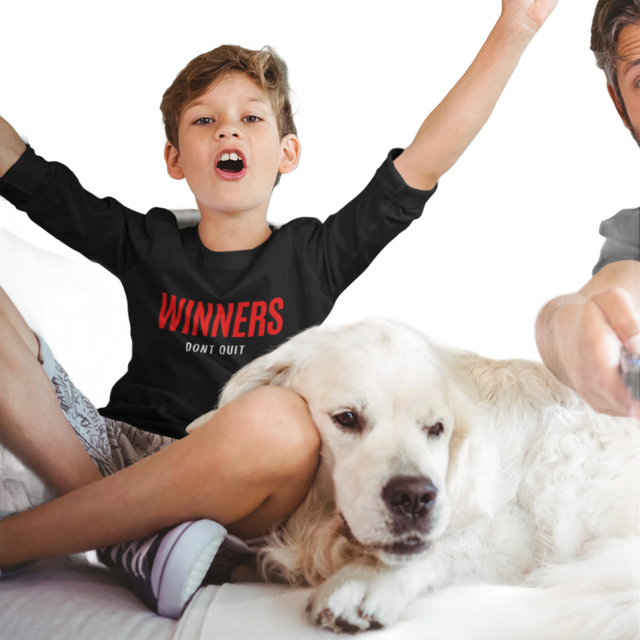 Winners Don't Quit - Premium Kids Long Sleeve