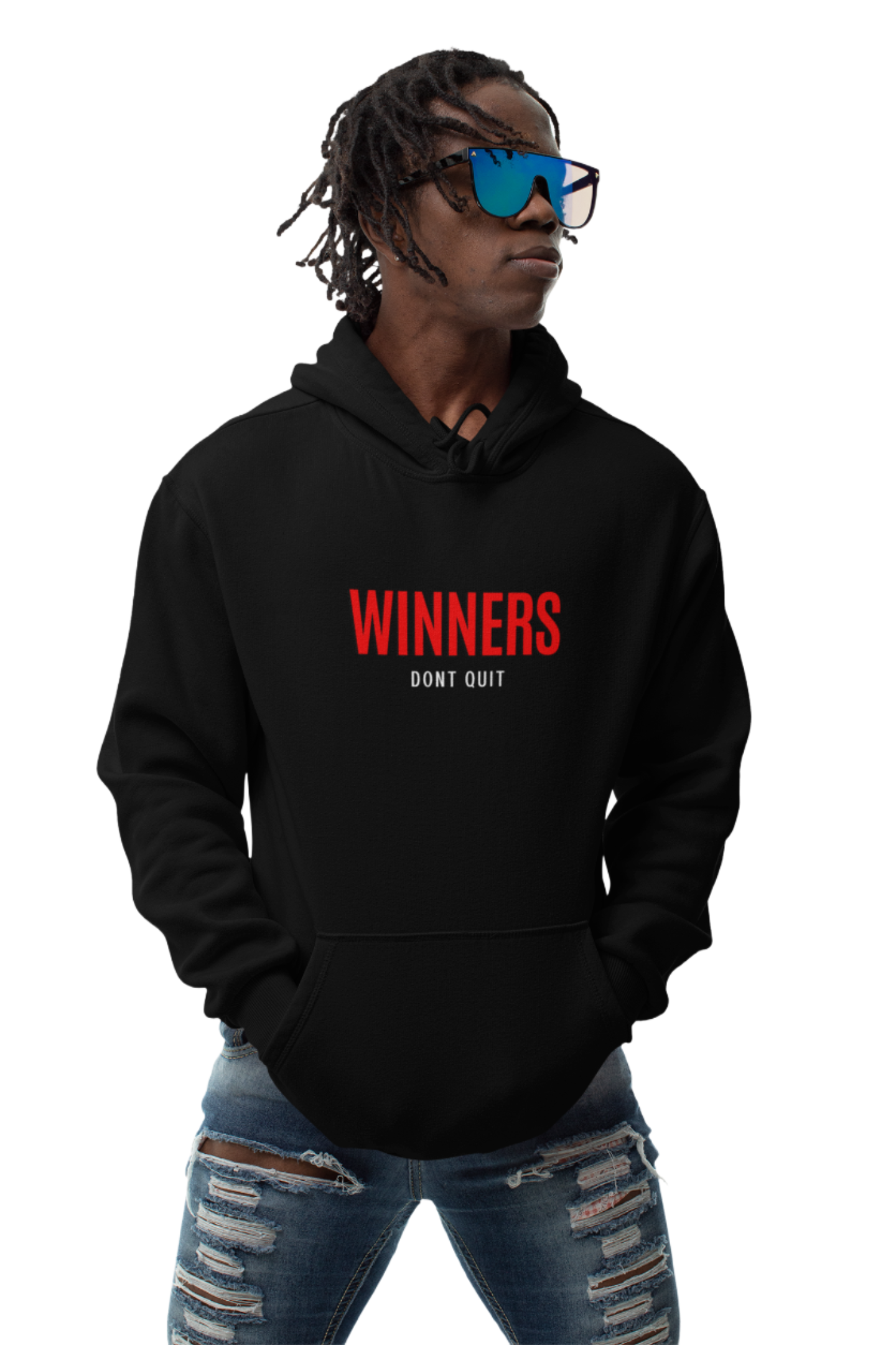 Winners Don't Quit - Premium Hoodie
