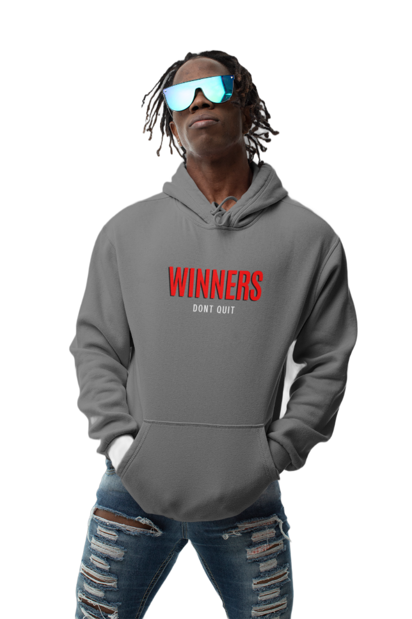 Winners Don't Quit - Premium Hoodie