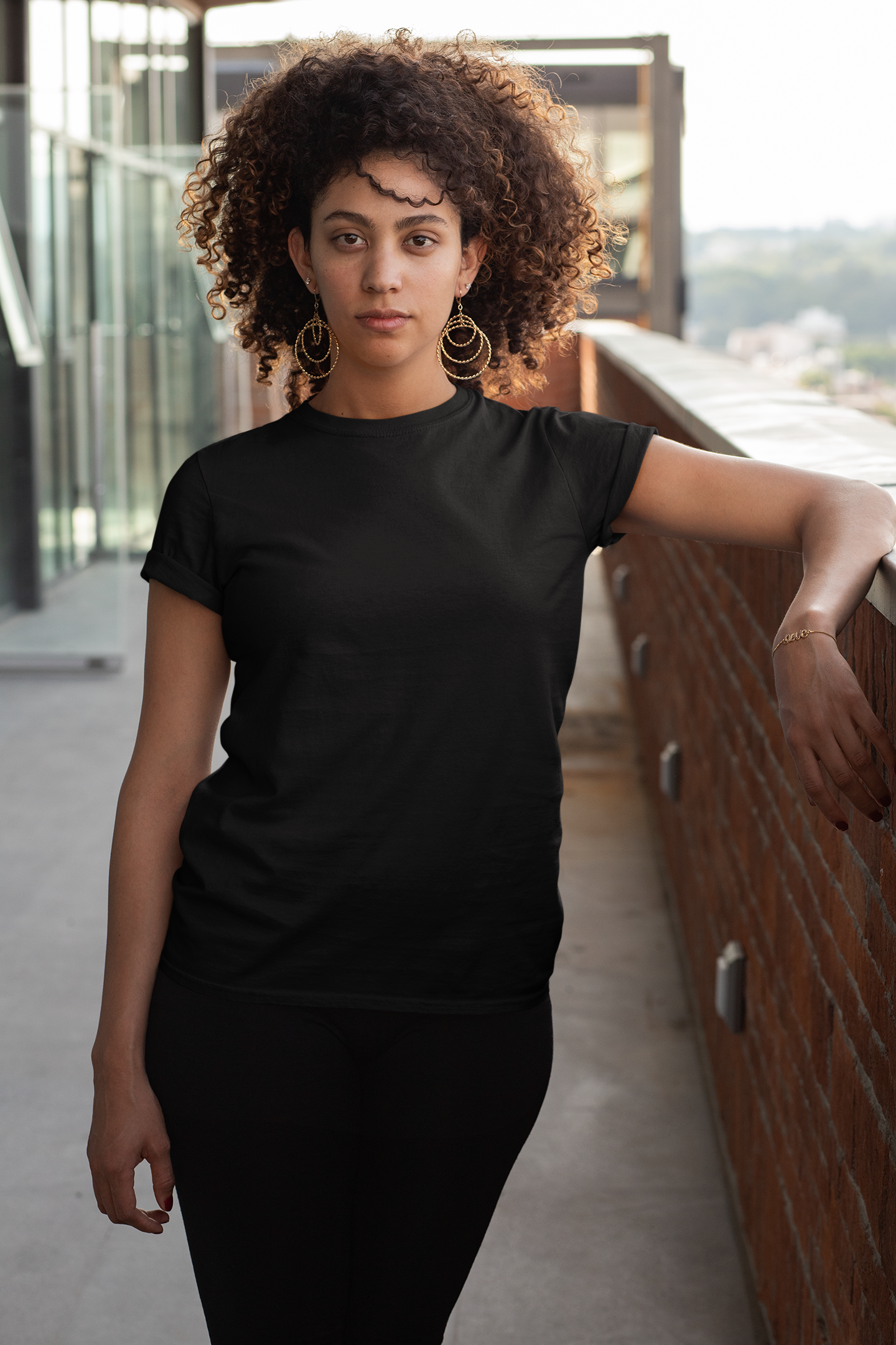 Black Crew Neck T-Shirt