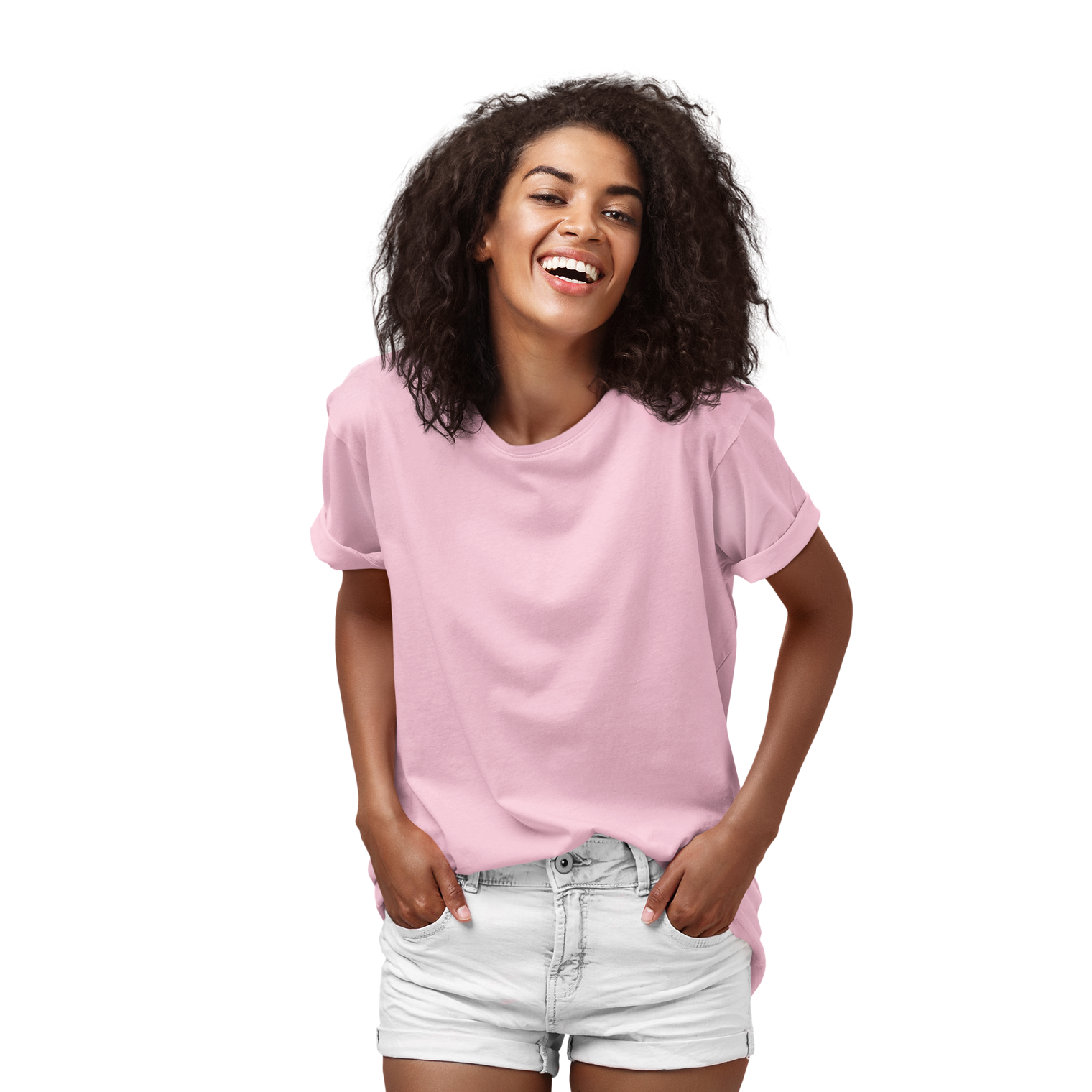 Pink Crew Neck T-Shirt