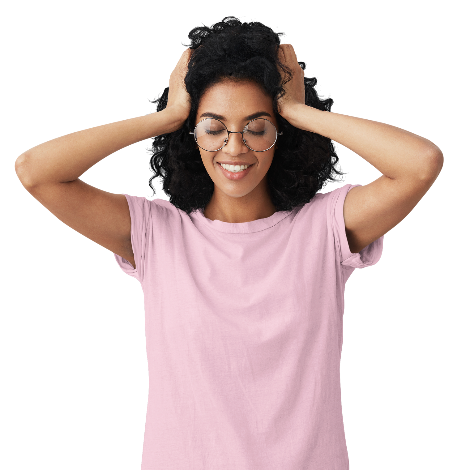 Pink Crew Neck T-Shirt