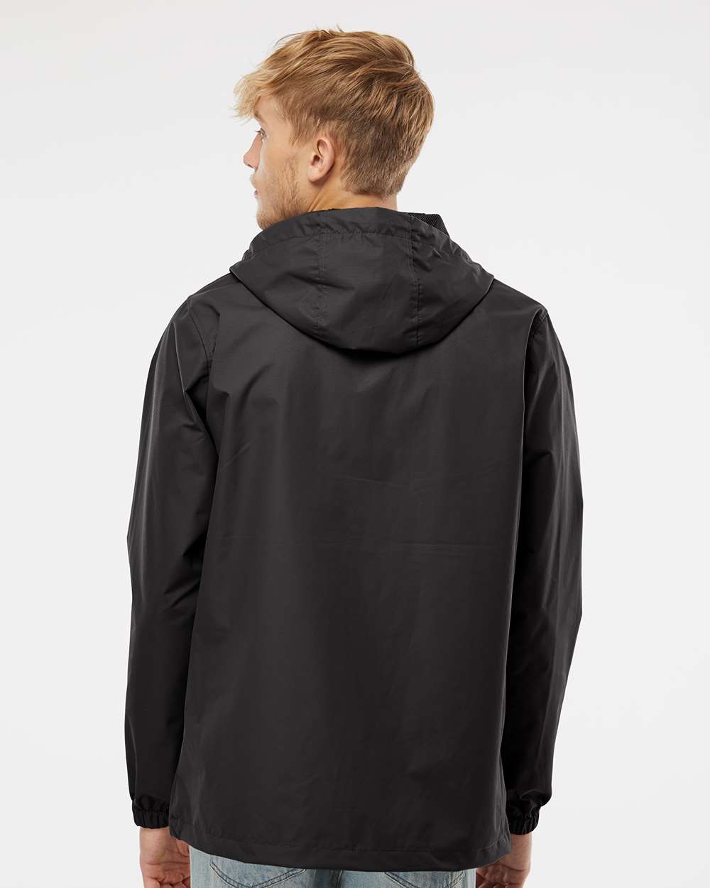 Black Nylon Anorak