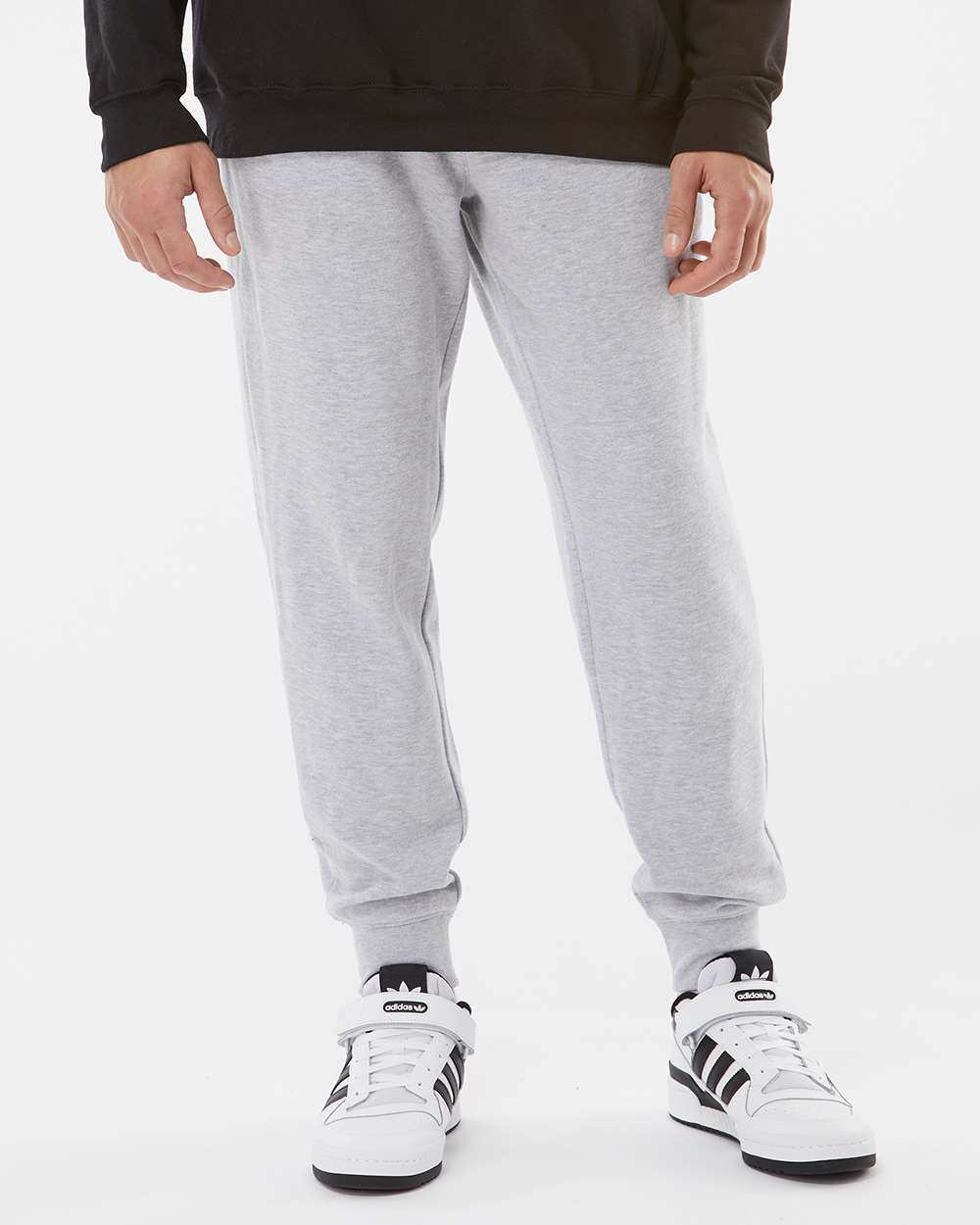 Heather Grey Premium Fleece Joggers