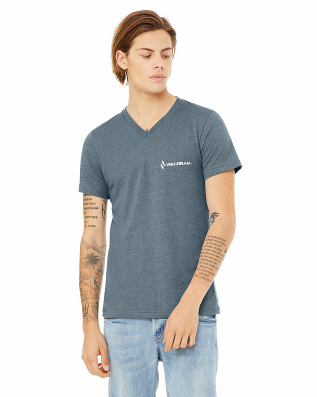 Ambigram V Neck T-Shirt