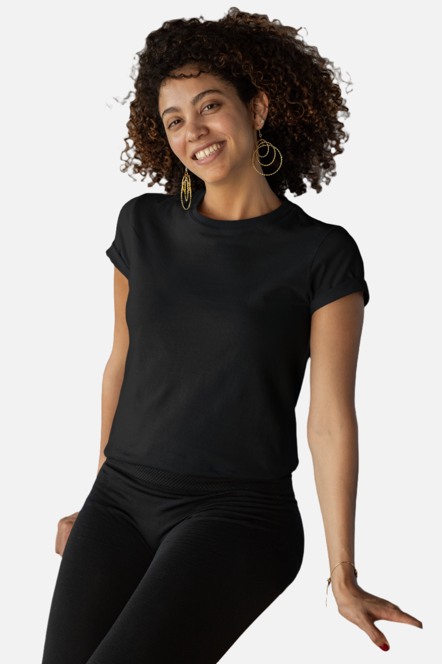 Black Crew Neck T-Shirt