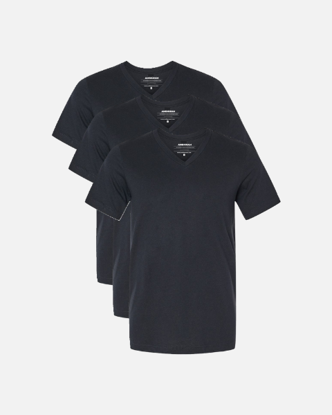 Black V-Neck 3 Pack