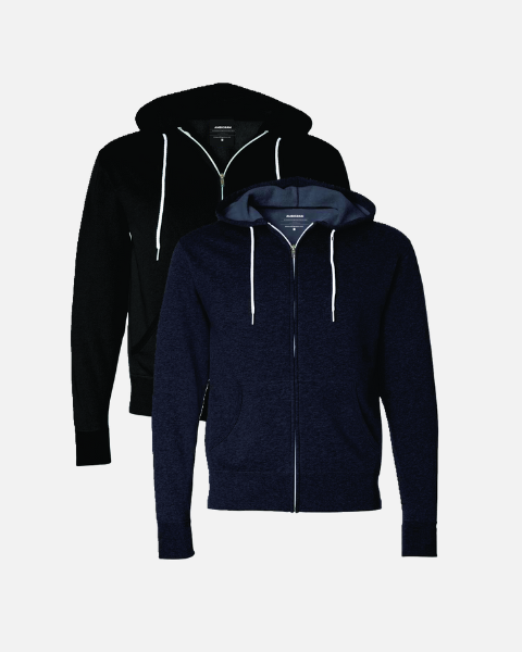 Dark Lightweight Zip Hoodie 2 Pack