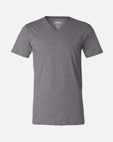Dark Heather V Neck T-Shirt