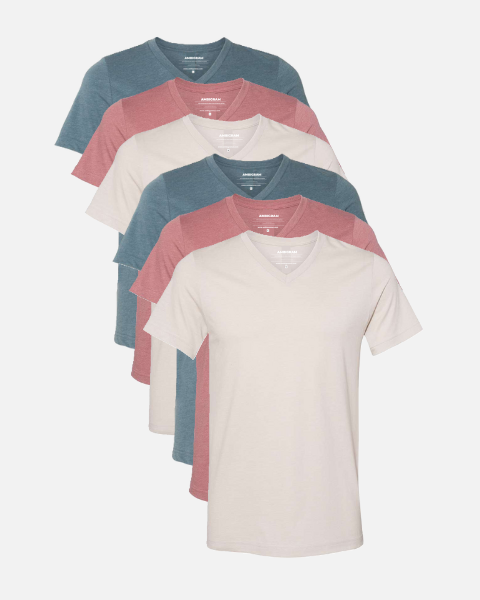 Pastel V-Neck 6 Pack