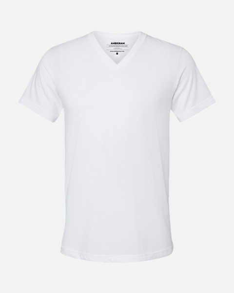 White V Neck T-Shirt