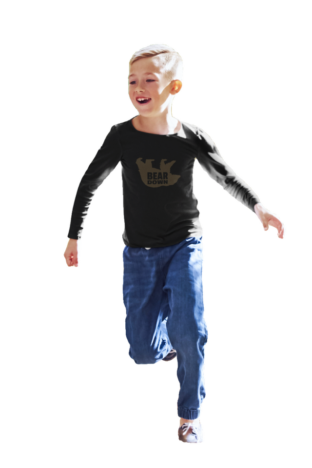 Bear Down - Premium Kids Long Sleeve