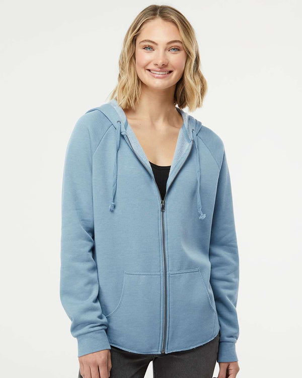 Blue Cali Zip Hoodie