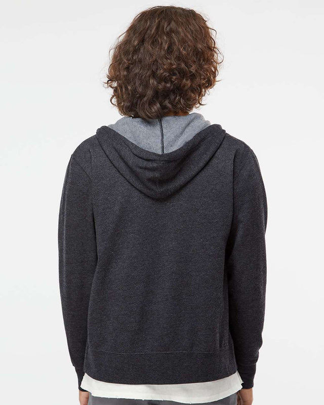 Charcoal Lightweight Zip Hoodie
