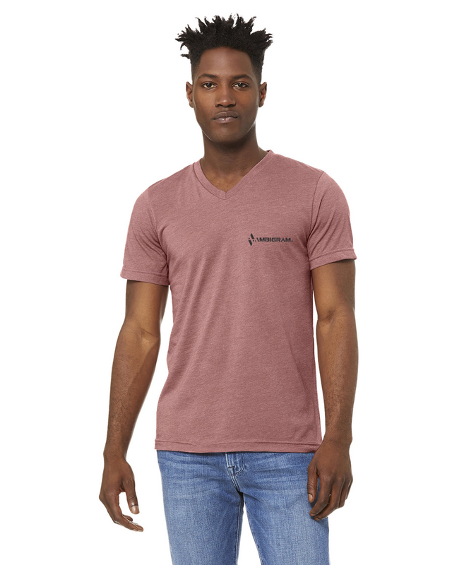 Ambigram V Neck T-Shirt
