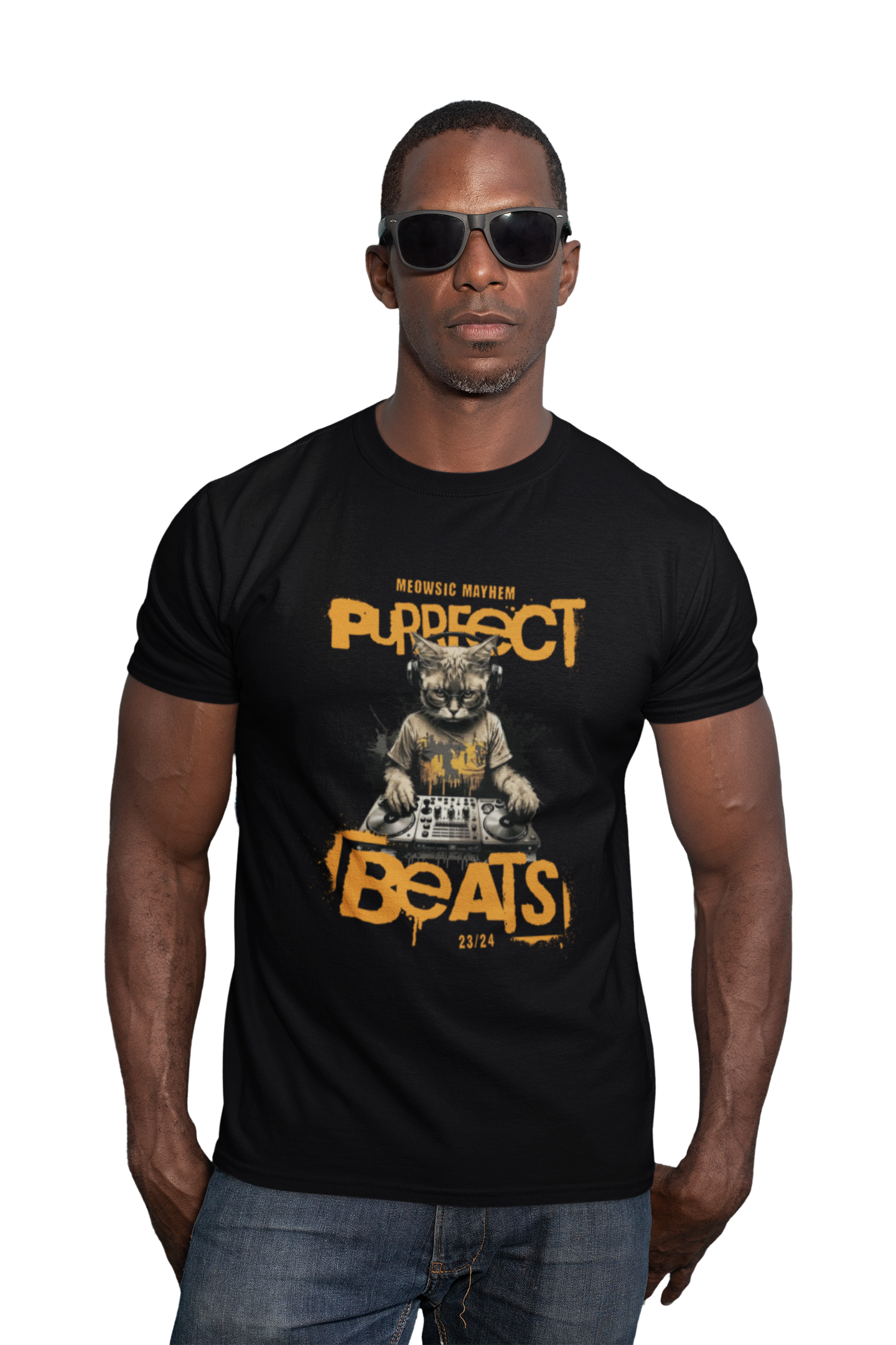 Purrfect Beats - Premium Tee