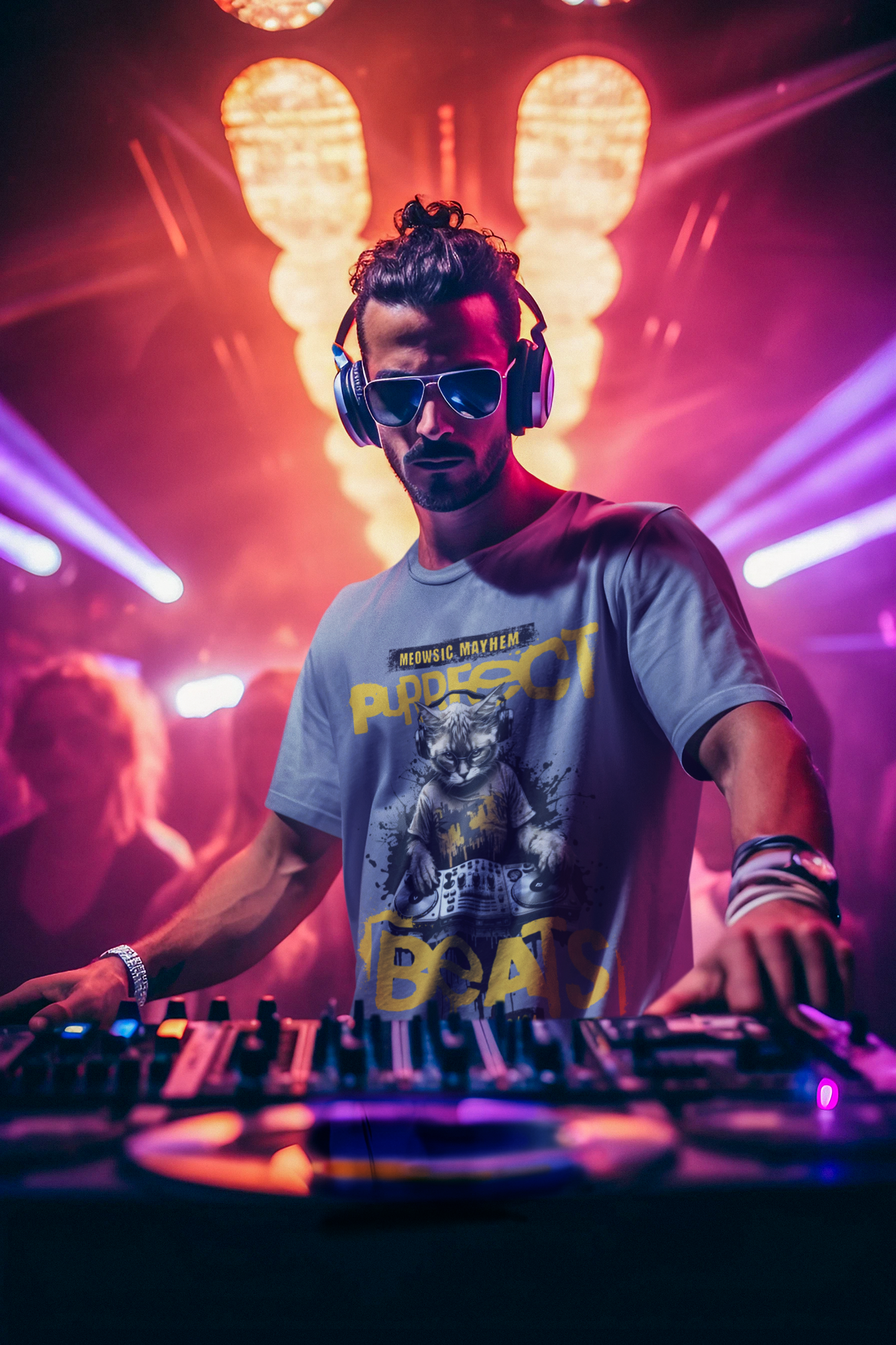 Purrfect Beats - Premium Tee