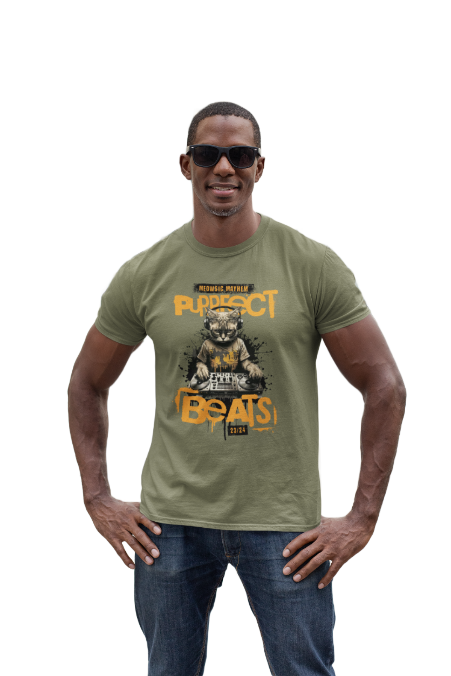 Purrfect Beats - Premium Tee