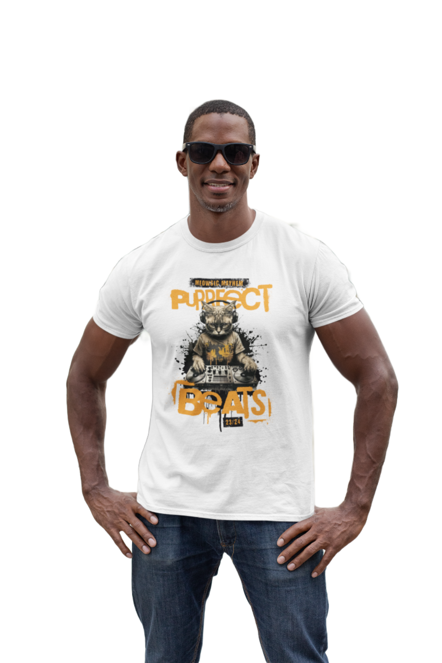 Purrfect Beats - Premium Tee