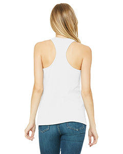 White Racerback Tank