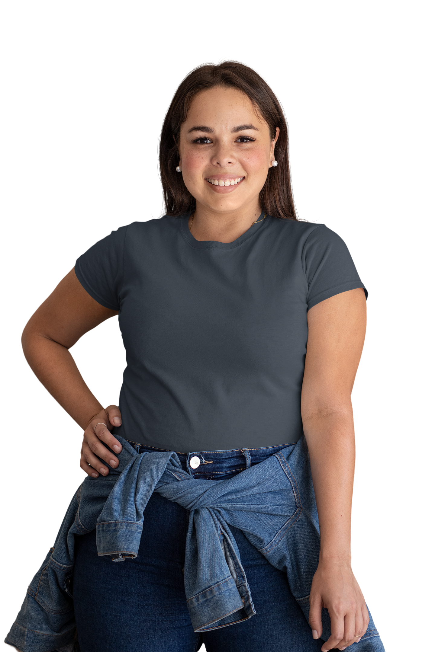 Dark Grey Crew Neck T-Shirt