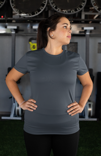 Dark Grey Crew Neck T-Shirt