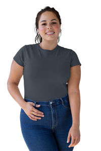 Dark Grey Crew Neck T-Shirt