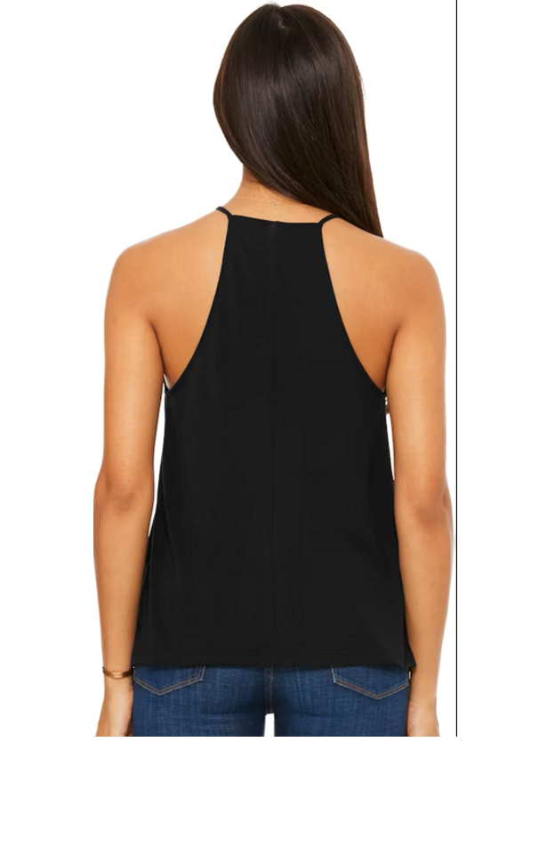 Black Flowy Tank