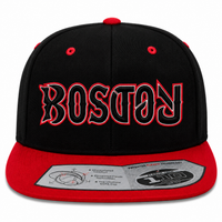 Boston Ambigram Snapback Hat