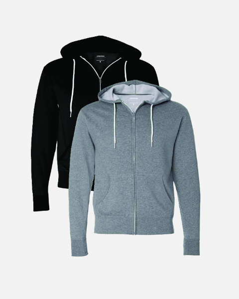 Classic Lightweight Zip Hoodie 2 Pack