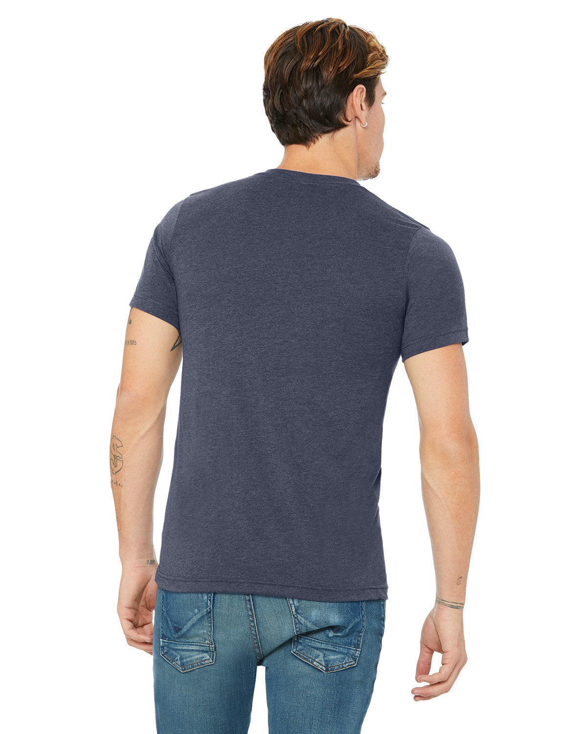 Navy Heather V-Neck 3 Pack